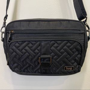 Lug Carousel Black Convertible Crossbody Shoulder Belt Bag